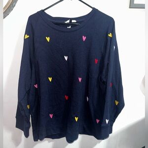 Workshop Republic Clothing Navy Top